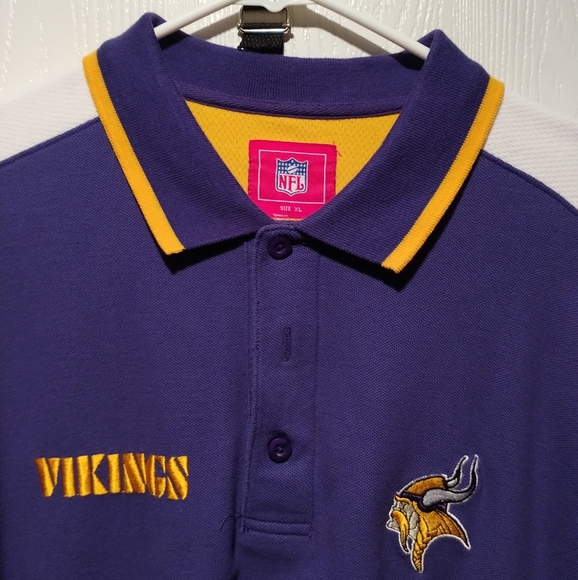 Minnesota Vikings Purple Polo XL - Picture 1 of 2